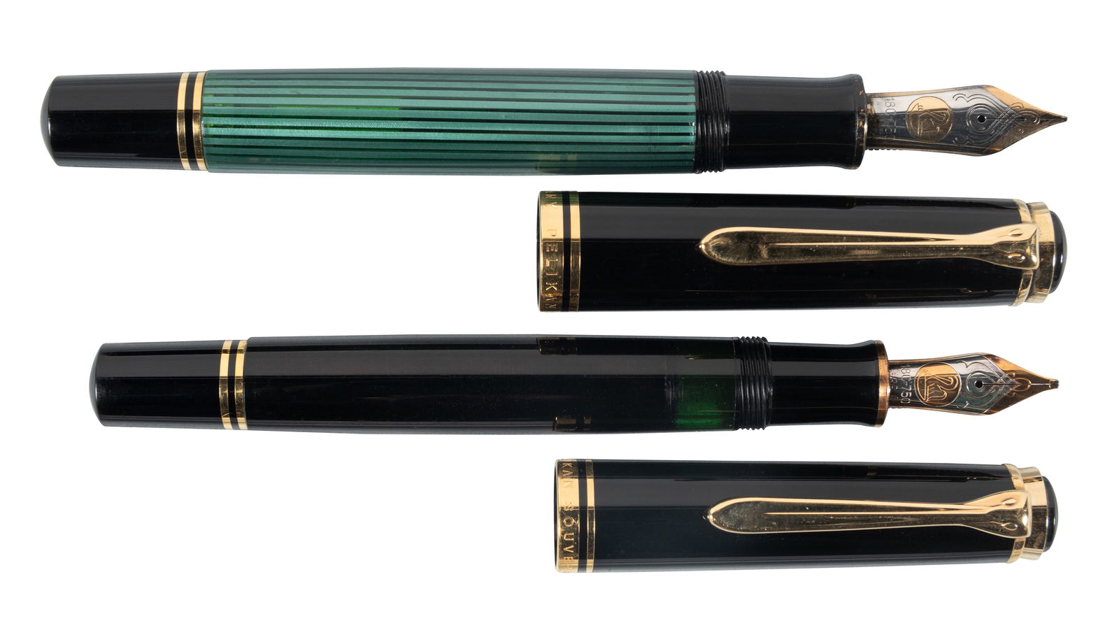 PELIKAN Lot of 2 Fountain Pens * M800 & M600 (1 of 1)