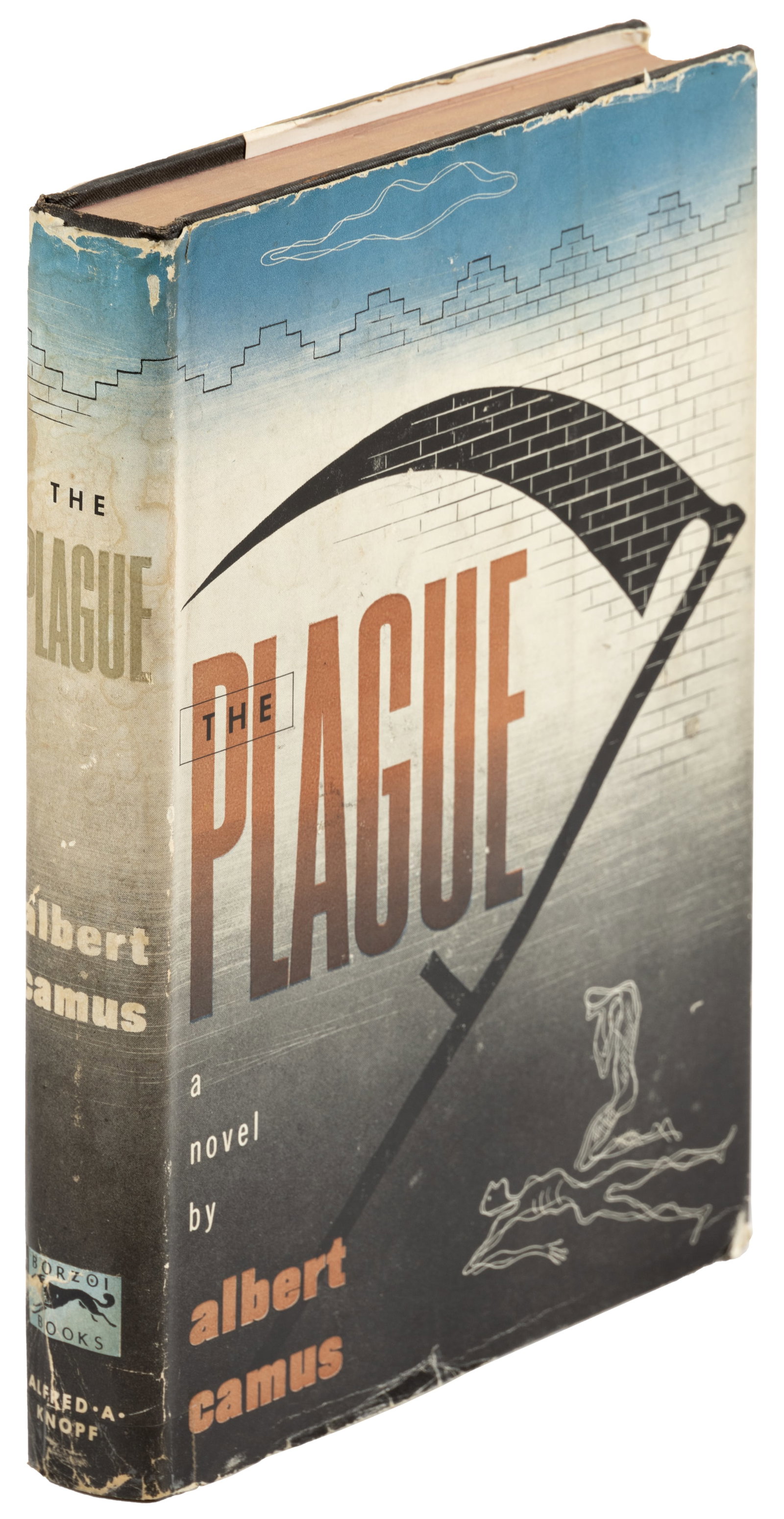First American Edition of The Plague: Heading: Author: Camus, Albert Title: The Plague Place Published: New York Publisher:Alfred A. Knopf Date Published: 1948 Description: Translated from the French by Stuart Gilbert.