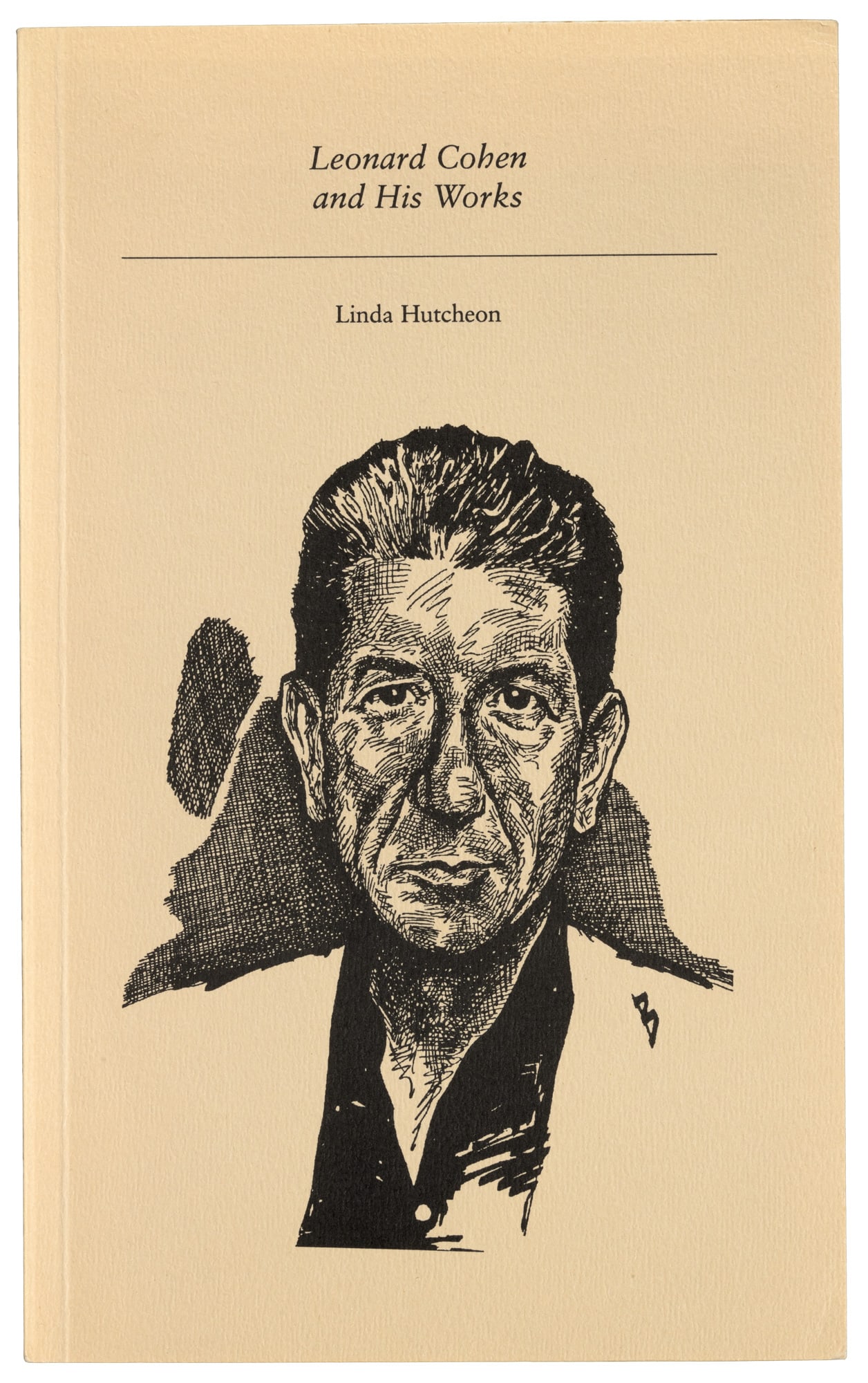 Signed by Leonard Cohen (1 of 3)