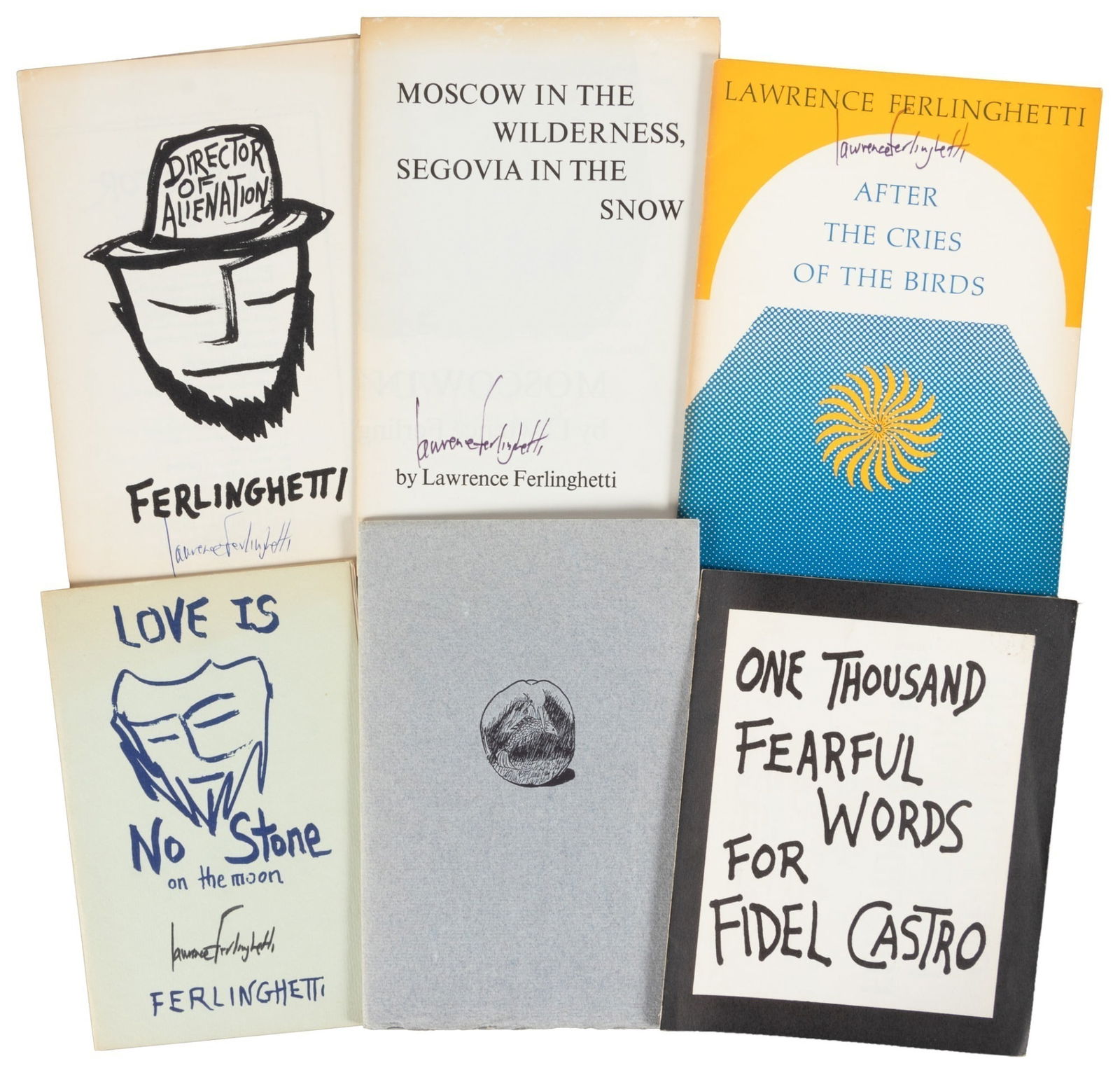 Signed pamphlets & broadsides by Ferlinghetti (1 of 7)