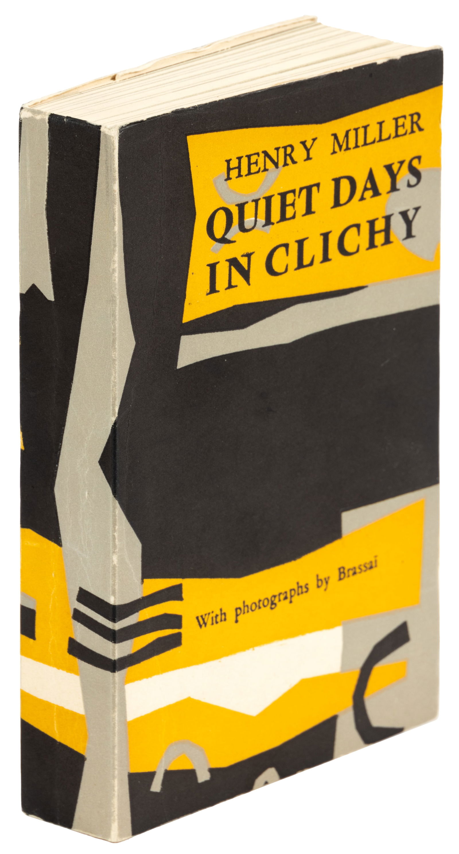 Henry Miller in Clichy, photos by Brassai: Heading: Author: Miller, Henry Title: Quiet Days in Clichy Place Published: Paris Publisher:Olympia Press Date Published: 1956 Description: With 29 full-page photogravures (recto a