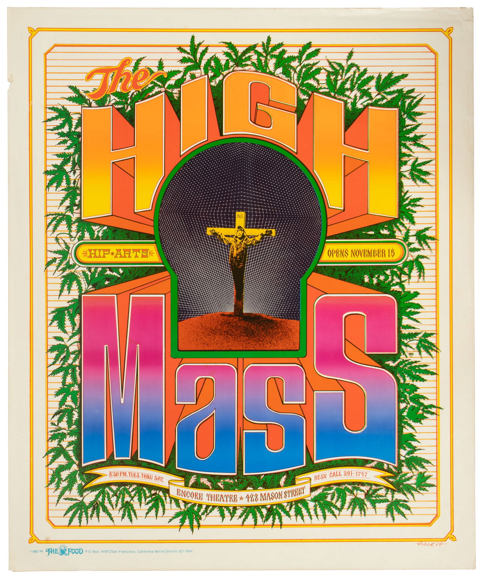 Bob Fried High Mass poster (1 of 1)