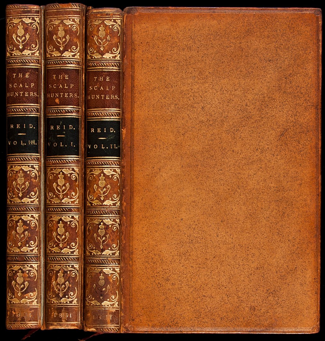 Captain Mayne Reid The Scalp Hunters: Title: The Scalp Hunters; Or, Romantic Adventures in Northern Mexico Author: Reid, Captain Mayne Description: 3 volumes. x, 307; [iv], 309; [ii], 299 pp. Half-titles present in Volumes 1 & 2. (12mo) 1