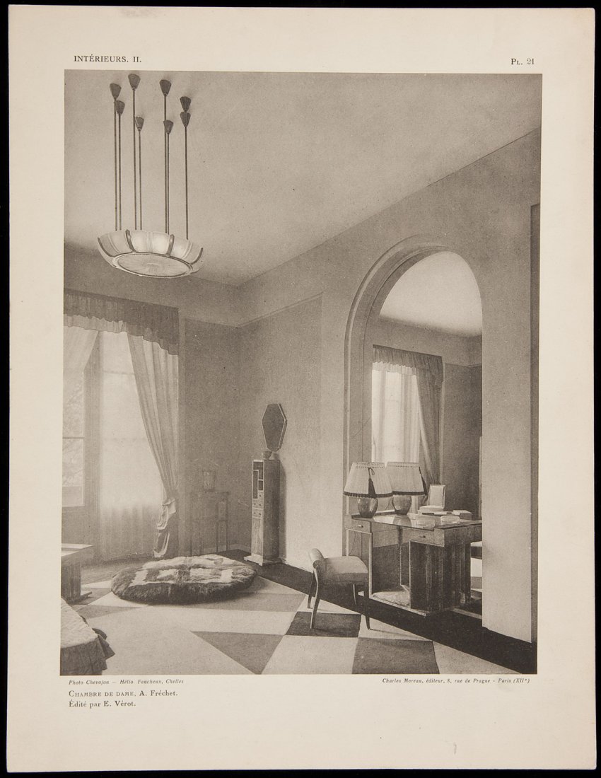 Interieurs au Salon des Artistes Decorateurs 1927: Title: Interieurs Francais au Salon des Artistes Decorateurs - two volumes, 1927 and 1929 Author: Follot, Paul [and] Leon Bouchet Description: Includes: 28 (of 28) photograph plates of interiors (lack