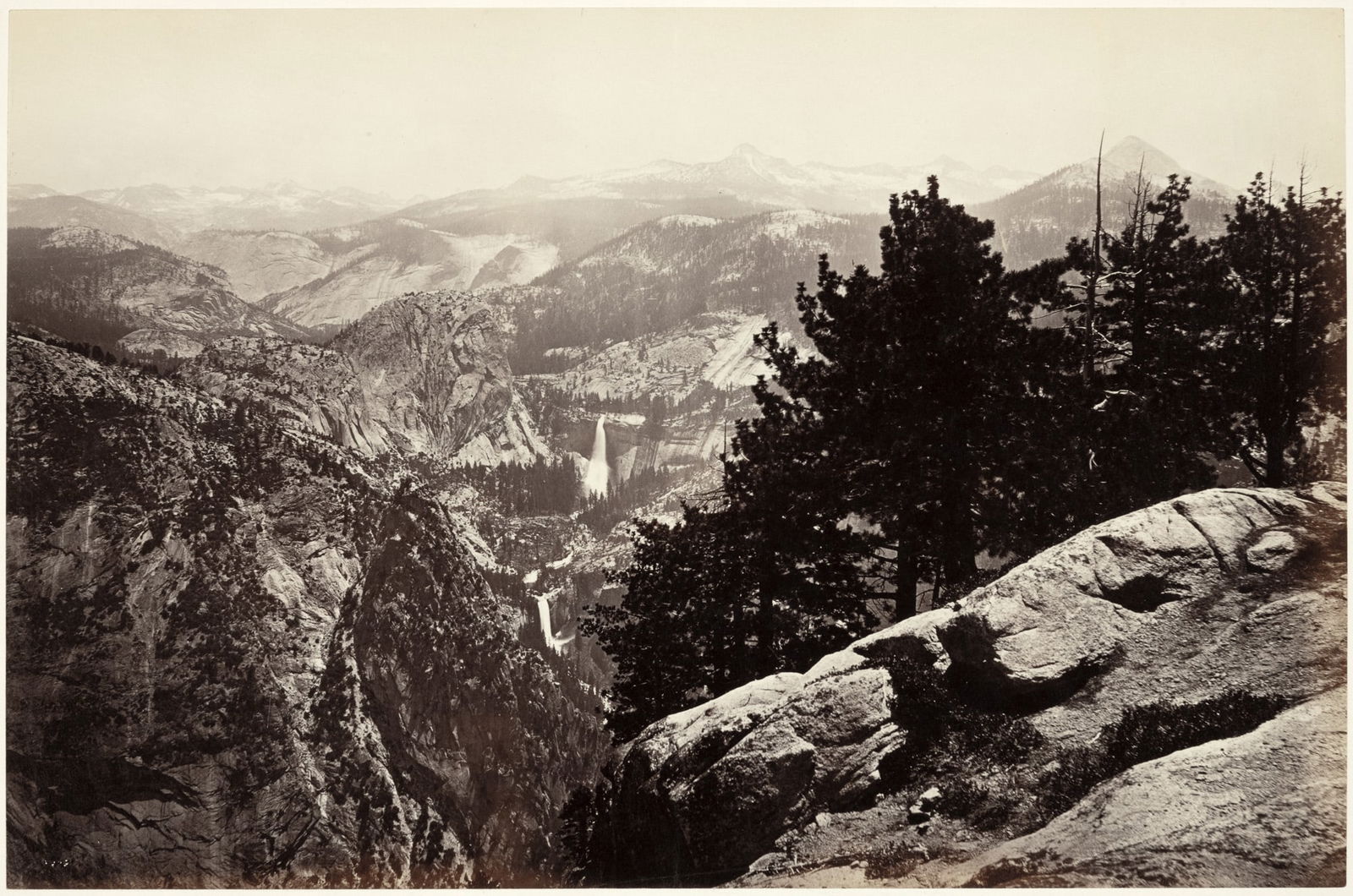 Carleton Watkins, Yosemite waterfalls c.1865 (1 of 4)
