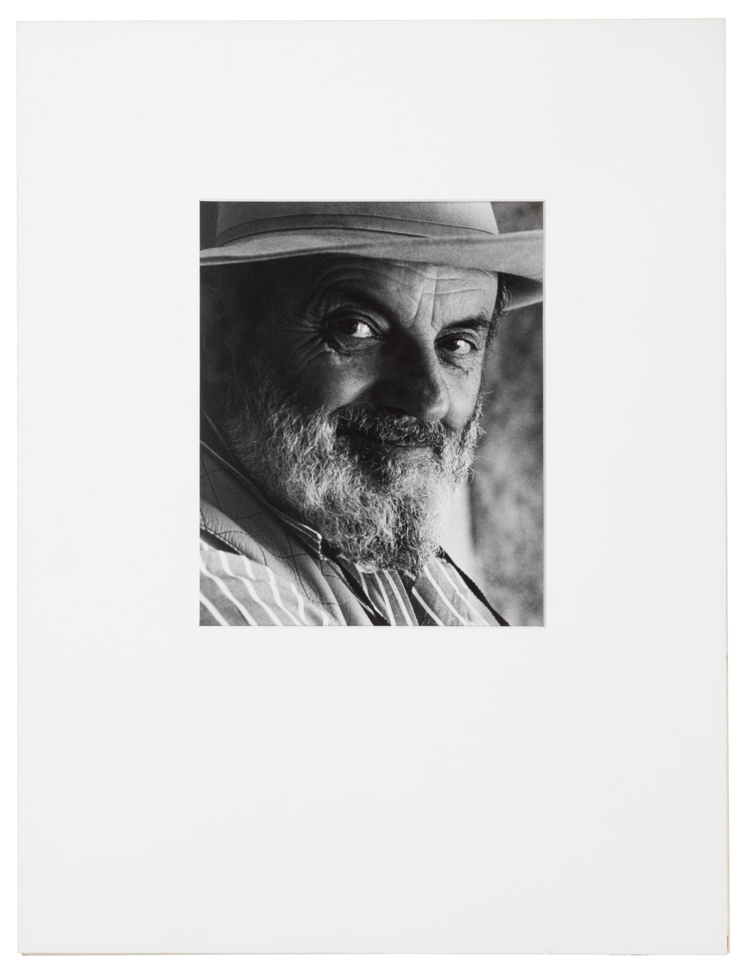 Portrait of Ansel Adams by N. Folberg: Heading: (Adams, Ansel) Author: Folberg, Neil Title: Portrait of Ansel Adams Place Published: Publisher: Date Published: 1968 Description: Gelatin silver print. 24x19 cm (9&fr