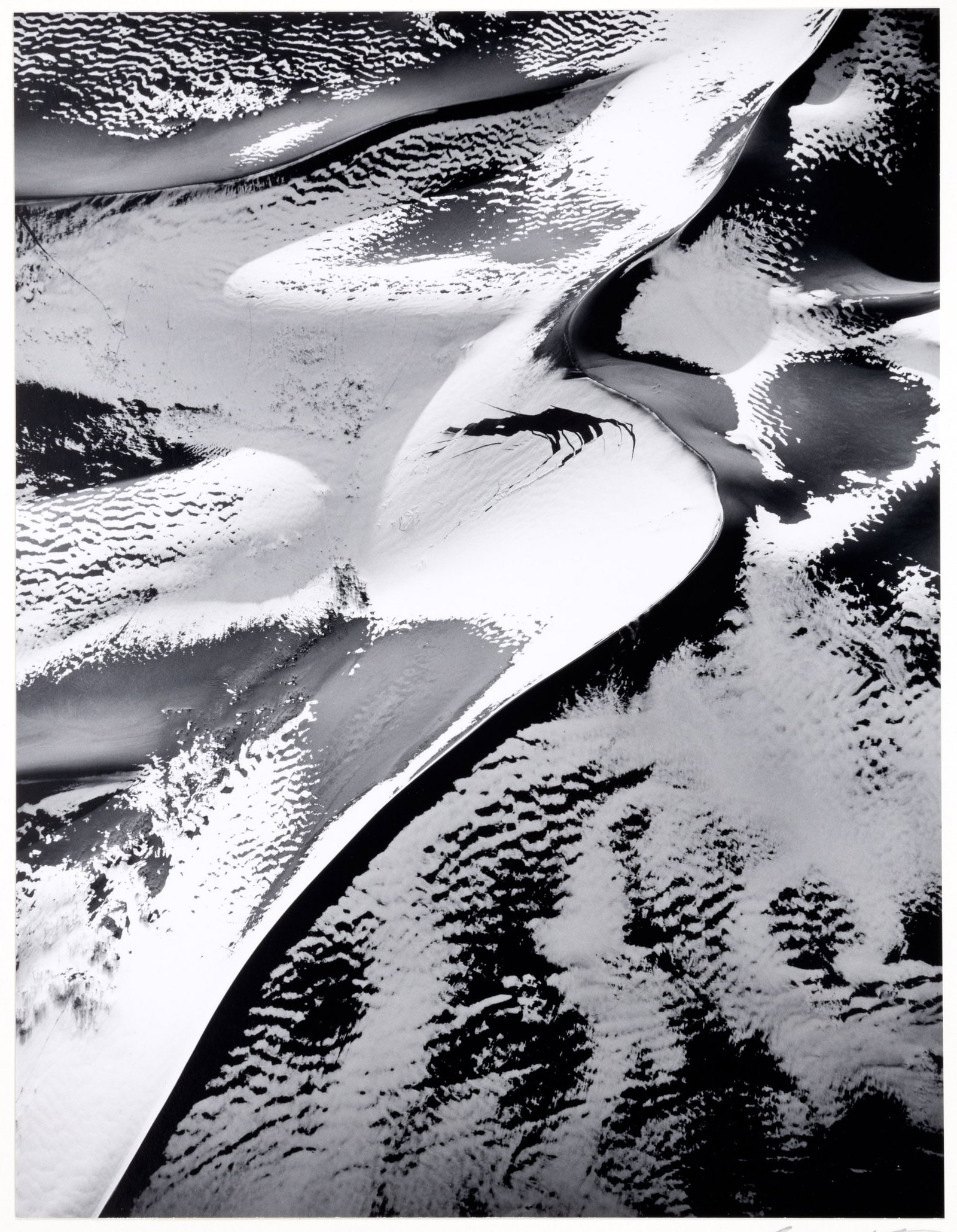 Sand Dunes with Snow #1 signed by Garnett (1 of 5)