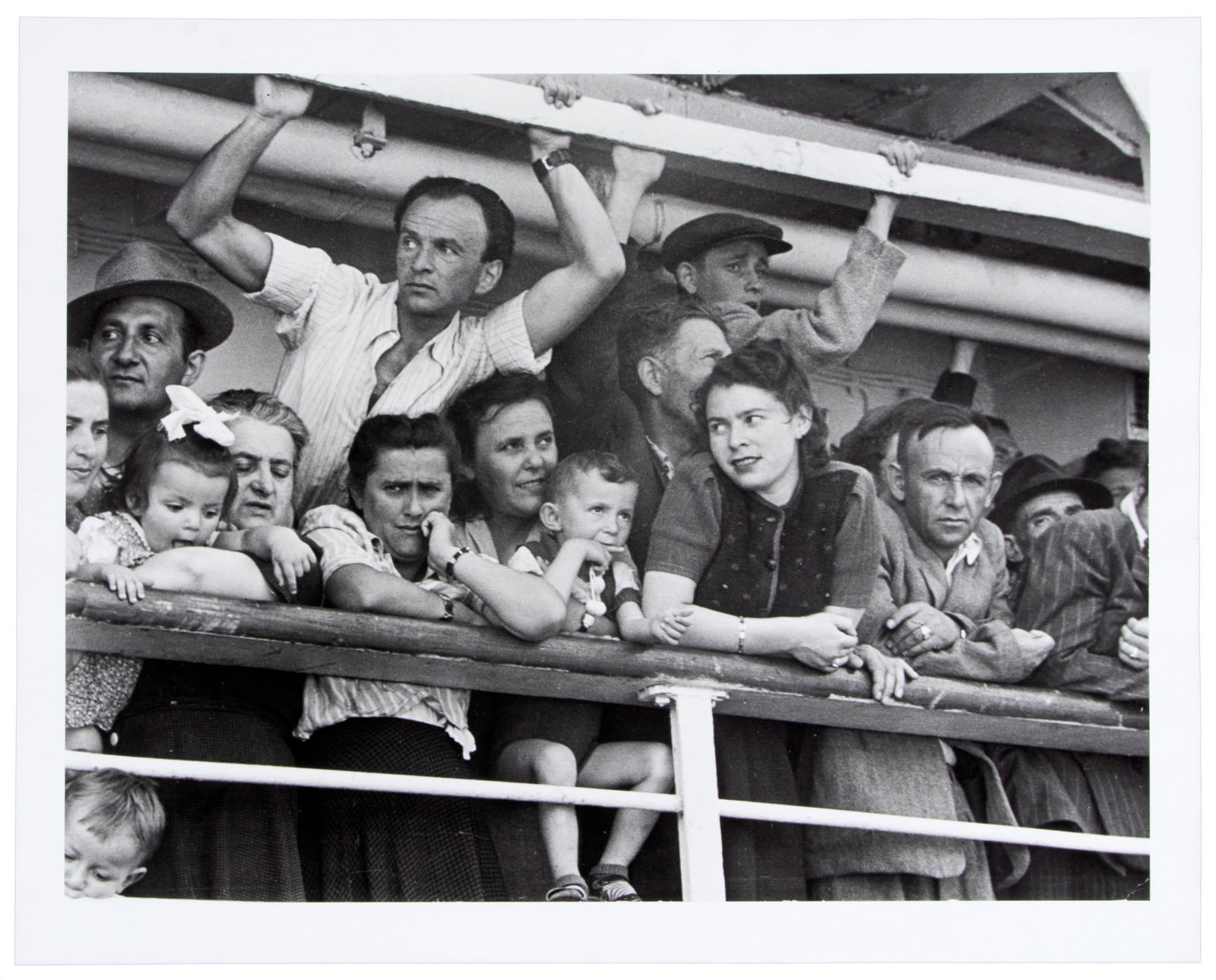 Immigrants, Haifa Port by Robert Capa (1 of 2)