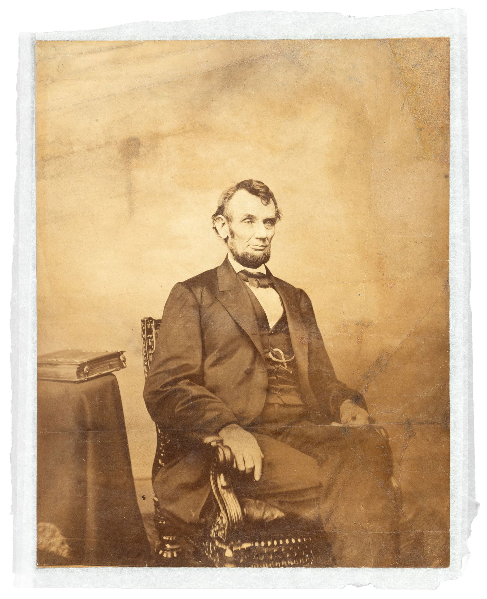 Abraham Lincoln Carte de Visite by George Ayres (1 of 2)