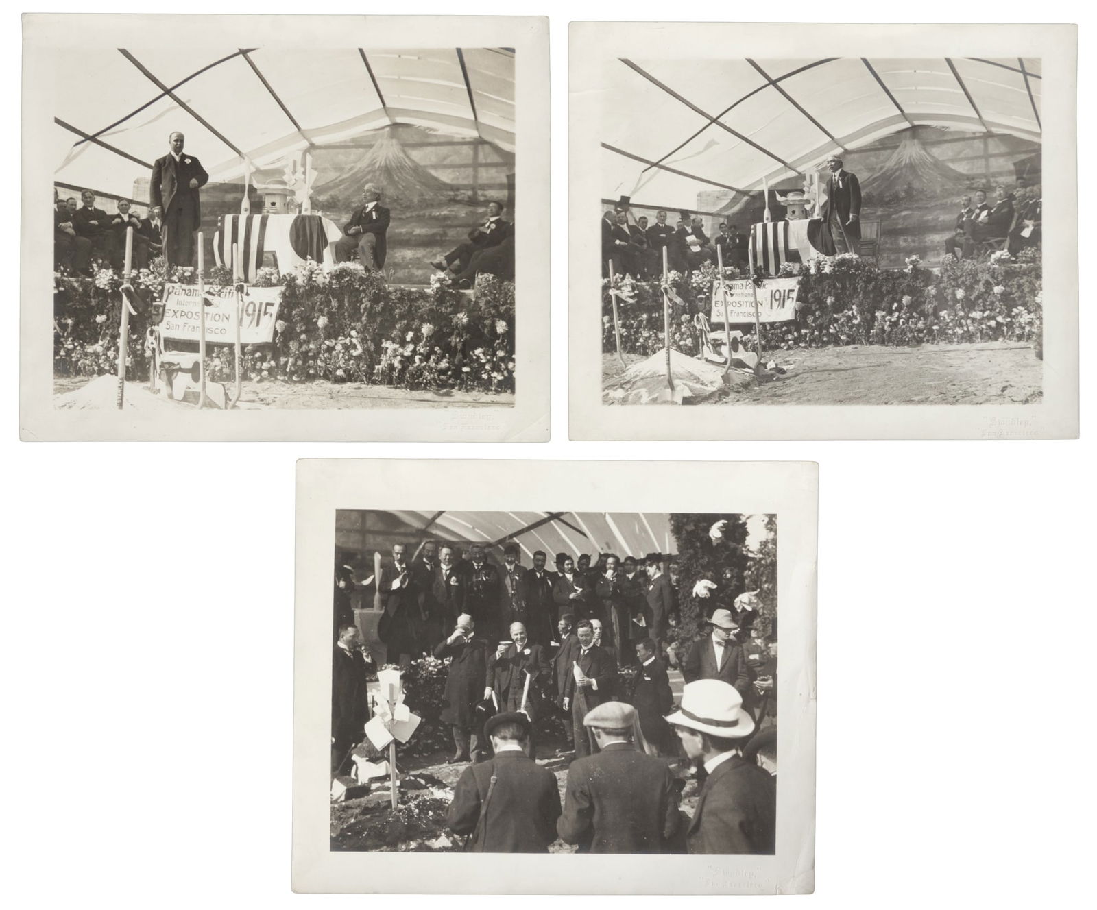 Japanese P.P.I.E. pavilion groundbreaking photos