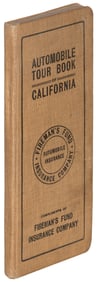 Fireman's Fund auto tour book of California