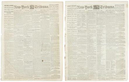 Battle of Gettysburg in NY Daily Tribune