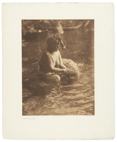 Ceremonial Bathing, Edward S. Curtis photogravure