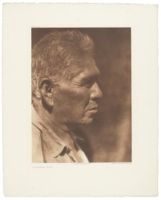 A Southern Miwok, Edward S. Curtis photogravure