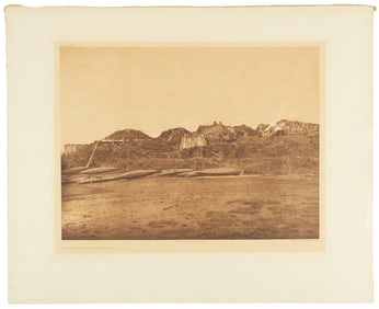 The Villageâ€“Hooper Bay, Edward S. Curtis photogravure