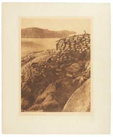 Old Stone House, Edward S. Curtis photogravure