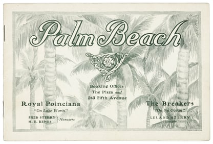 Photo booklet for Palm Beach hotels c.1900
