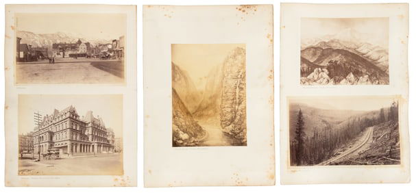 Fourteen albumen prints, Rocky Mountains