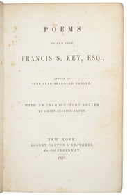 1st book appearance of Star Spangled Banner