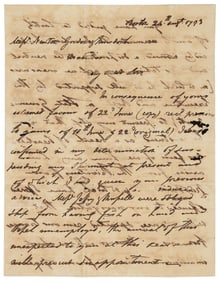 Washington's neutrality in European War