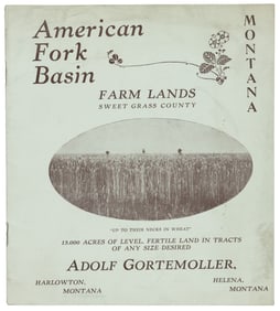 With folding map of Montana counties in 1908