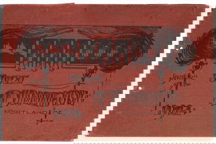 Scarce 1902 Portland Fire Department booklet