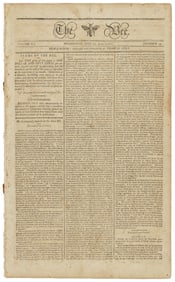 Washington becomes Lt. Gen. in Quasi-War