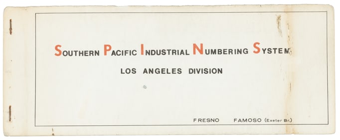 S.P. freight line through Calif. central valley