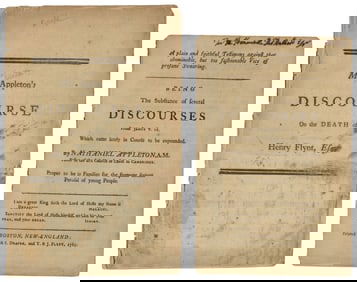 2 religious tracts by Nathaniel Appleton
