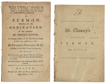 2 religious tracts by  Charles Chauncy