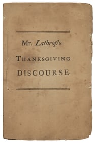 Old North Church pastor's discourse in 1774