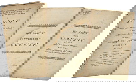 2 sermons by John Tucker, 1768-69