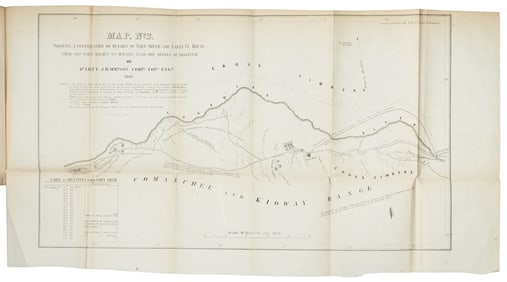 Senate issue of w/ 3 maps of Simpson's Route