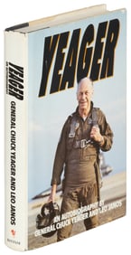 Yeager autobiography signed twice