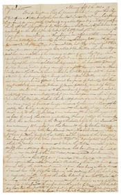 Eyewitness to WH Harrison inauguration