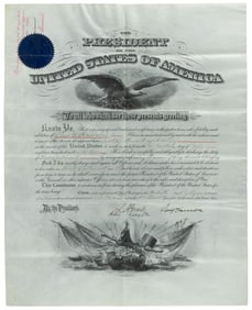 Harrison signed Millitary Commission