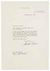 TLS from Richard Nixon on China, 1979
