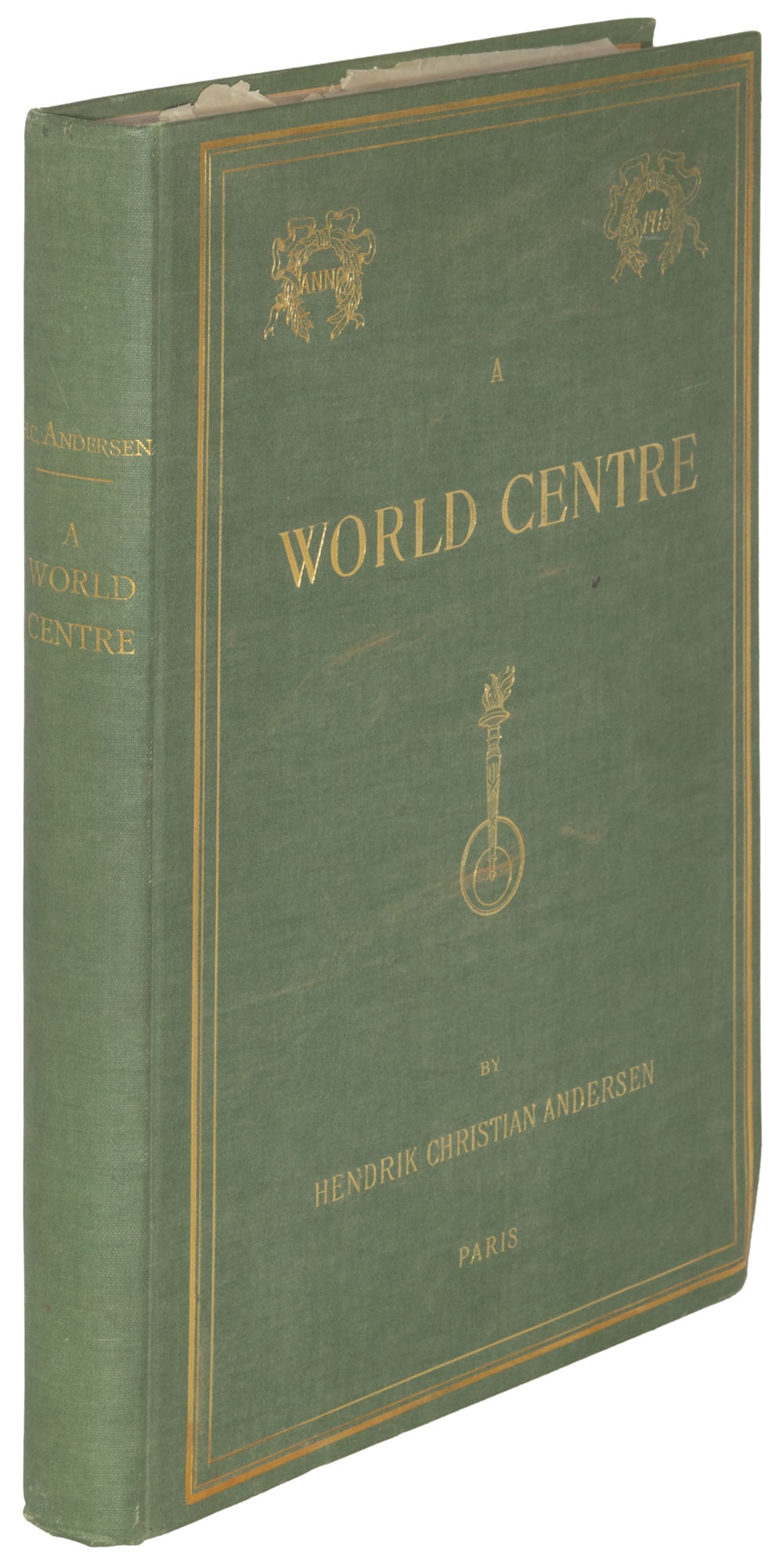 H.C. Andersen's world city, 1913 illustrated: Heading: Author: Andersen, Hendrik Christian and Ernest M. HÃ©brard Title: Creation of a World Centre of Communication Place Published: Paris Publisher: Date Published: 1913 Descriptio