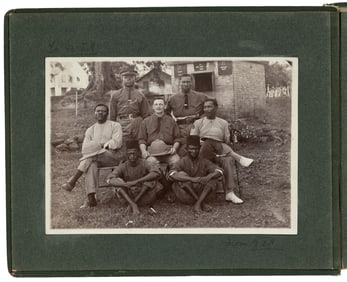 WW1 era photo book of Sierra Leone