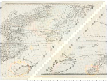 De l'Isle's influential map of Americas 1722
