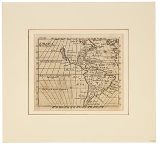 Morden's America with California an island