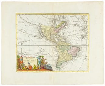 Weigel map of Americas Calif. an island