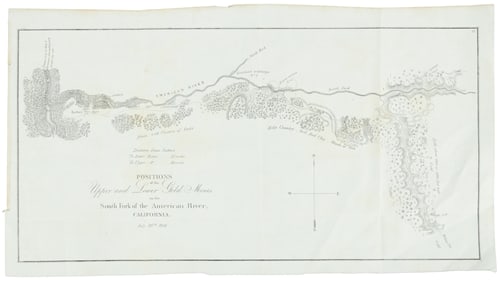 Mason map of California Gold Region 1848