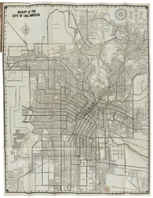 Rare street guide to Los Angeles 1919