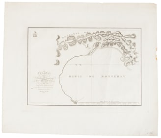 Mexican chart of Monterey Bay 1825