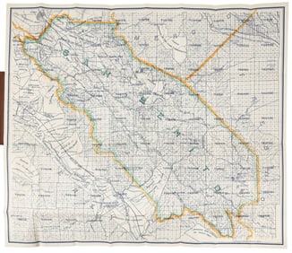 Folding map of San Benito County Cal., 1914