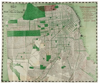 Candrian's 1915 P.P.I.E map
