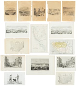 15 maps & view of California