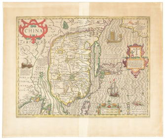 Mercator's map of China 1606