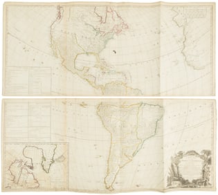 Large map of the Americas 1794